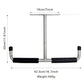 Heavy Duty Steel Storage Hook for Ceiling Rack Compatible with Hanging Bikes Tools Snowboard Fishing Rods White Storage System