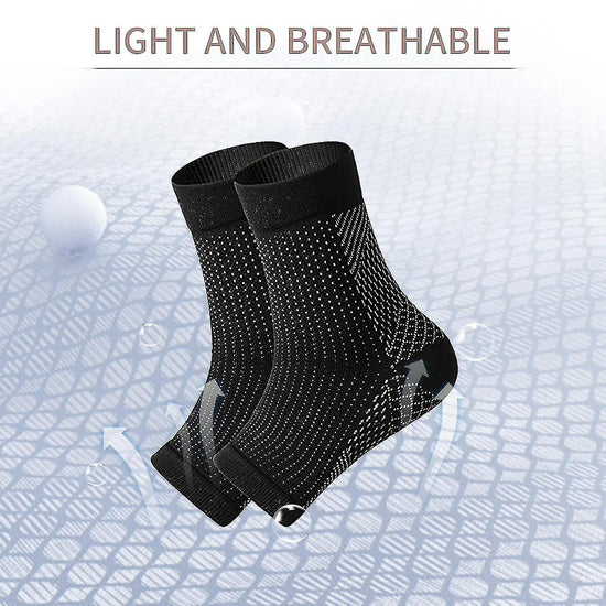3 pairs of neuropathy socks, soothing socks for neuropathy pain, tendinitis compression socks, plantar fasciitis, neuropathy - Black - L XL