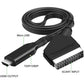 Scart to HDMI Converter, All-in-One SCART to HDMI Adapter, 1080P