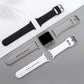 Compatible with Apple Watch Bands Series 8 7 6 5 4 3 Ultra SE 42mm 44mm 45mm, 3-Pack Black White Gray