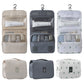 Travel Toiletry Bag for Women with Hook Beige Hanging Toiletry Bag