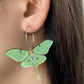 Butterfly Earrings for Women Unique Punk Insect Moth Drop Earrings Colorful Lightweight Acrylic Moth Wing Earrings Statement Earrings Party Jewelry