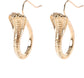 Vintage Cobra Dangle Earrings Personalized Animal Snake Hook Earrings for Women Punk Gothic Ear Jewelry