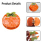 3 PCS Orange Persimmon Hair Clip Fruit Claw Clips Acetate Claw Clip Orange Shape Cellulose Acetate Hair Clips Small Hairpin Cute Fruit Hair Claws Funny Persimmon Hair Clip for Women Girls