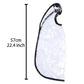 HZFLY 2 Pcs Easy Hair Washing Funnel & Apron for Upright Position Washing - Clear Hair Dye Cape for Home or Salon Use - Elderly, Handicapped, Disabled Clients