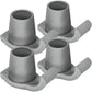4 Pack Walker Skis Glides, Universal Walker Accessories for Seniors Mobility Aid Accessory