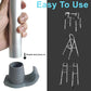 4 Pack Walker Skis Glides, Universal Walker Accessories for Seniors Mobility Aid Accessory