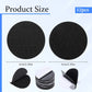 12 Pairs Round Self Adhesive Hook and Loop Tape, 2 Inch Black Nylon Self Adhesive Dots Double-Sided Adhesive Strip Heavy-Weight Industrial Strength Sticky Tape for Home Car Office Wall Decoration
