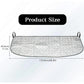 Car Front Windshield Cover Shade, 66.9"×17.7" Windshield Snow Cover for Fallen Leaf Dust and Snow, Universal Windshield Protector for All Seasons(Silver)