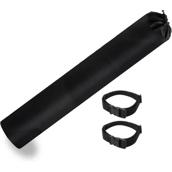 Jumbo Rug Storage Bag with 2 Buckle Straps for Tying, Large Drawstring Carpet Bag for Rugs up to 10×14 Ft, Rug Shipping Bags for Rug Moving Storage(28×142 Inch)