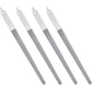 4 Pcs Diamond Deb Nail File Metal Nail File with Sharp Pointed Tip, Stainless Steel Nail Filer Metal Nail Files for Natural Nails Double Sided Manicure Pedicure Toenails Tools for Salon Home (Small)