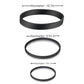 Replacement Belt Suitable for Bissell ProHeat 2X Revolution Pet Pro Carpet Cleaner 1986, 1964, 2007, 2007P Series, Replace Parts 1611129, 1611130 & 1606428(3 Different Types of Belts)