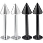 4pcs 16g Labret Stud Lip Ring Cartilage Tragus Snakebite Monroe Triple Forward Helix Conch Medusa Lobe Black Spike Pick Size