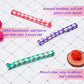 24 Pieces Chinese Finger Trap Bamboo Finger Traps PET Bird Chew Toy Birds Foraging Chopper Toy for Kids Birthday Party Favors Piñata Fillers Goodie Bag Stuffers