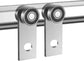 2Pcs 4 Wheel Trolley Assembly Rollers Four Bearing Trolley Assembly for 1-5/8" Wide and All 1-5/8" or Taller Strut Channel