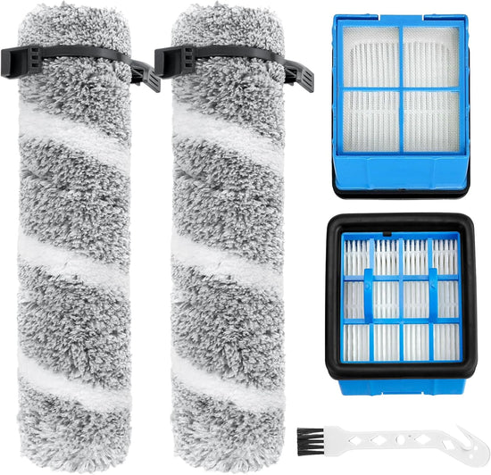 Replacement Roller Brush Filter for Bissell Crosswave OmniForce EDGE 3930F/3933/v2/3999z Multi-Surface Hard Floor Cleaner Wet Dry Vacuum, Brush Roller Replacement Parts