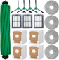 16-Piece Replacement Parts Kit for IRobot Roomba 505/405 Combo Robot Vacuum Cleaner, Main Brush ×1, Side Brushes ×4, HEPA Filters ×3, Cleaning Cloths ×4, Dust Bags ×4
