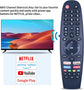 EC32V2HA EC40V2FA Replacement Remote for SANSUI, BLAUPUNKT, Caixun, ARRQW TVs - No Voice Function