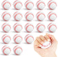 Mini Baseball Stress Ball 20 Packs Baseball Party Favors Small Foam Squeeze Anxiety Toy Sports Squishy Ball for Kids School Carnival Reward Baseball Party Decorations Supplies