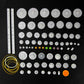 75pcs Mixed Plastic Gearbox Rack Pulley Belt Worm Gear Single & Double-Gear 8-56 Teeth DIY Tool for Robot Repair & Toy Car DIY Kit