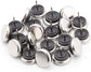20pcs Round Heavy Duty Furniture Pads, Nail On Furniture Sliders Hardwood Floor Protectors Metal Nail On Glides for Chair Table Desk Cabinet Sofa Couch Leg Feet Non Slip Glides (Dia 19mm)