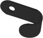 Stainless Steel J Hook, Sturdy Heavy Duty Picture Hanger,Wall Mounted Hook Hardware,Metal Mini J Hook,20PCS Coat Hooks with Screws for Wall Picture Frames (Black, 35 * 16mm/1.37 * 0.62")