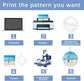 8 Pcs Sublimation Wind Spinner Blanks 8 Inch Bulk Aluminum Metal Sublimation Blanks Product Heat Press Transfer Outdoor Garden Decoration Sublimation Blank Wind Spinners for DIY Gift