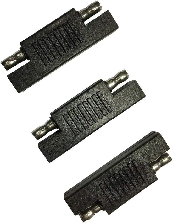 SAE Polarity Reverse Adapter Connectors for SAE to SAE Quick Disconnect Extension Cable, Solar Panel Battery Power Charger and Maintainer-3Pack