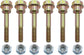（Pack of 6 ） 580790401 588077502 Replacement Shear Bolts & Nuts Kit for Husqvarna 539976978, 595086601 2 Stage Snow Blowers/Snow Throwers 570XP 575XP 576XP