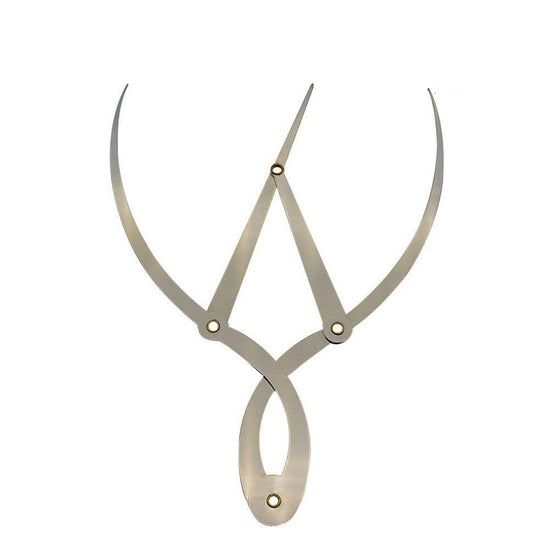 Golden Mean Calipers Golden Ratio Calipers Stainless Steel Eyebrow Ruler 1:1.618 Measure Tool for Tattoo Makeup