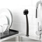 Dish-Washing Brush, Black,Polypropylene Plastic Polyester Synthetic Rubber(Length : 29cm)