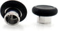 PartEGG 2-pcs Short Concave Magnetic Analog Thumbstick Replacement for Xbox Elite Wireless Controller Series Gen 2 1797 Standard Height Sticks (Black)