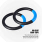 Gymnastic Rings, Exercise Olympic Rings with Adjustable Straps, Steel Buckles, Perfect for Workout, Strength Training, Pull-Ups and Dips (Black)