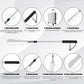 Extendable Shoe Horn, Premium Stainless Steel Adjustable Handle Shoe Lifter with Long Handle Shoehorn Telescopic Travel Shoe Helper Shoe Aid Tools for Women Men Seniors