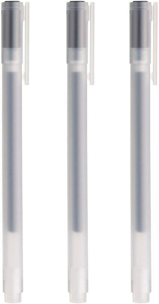 Gel Ink Ball Point Pen, Black, 0.38mm, Pack of 3 (Japan Import) Black