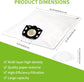 Kärcher Vacuum Bags 10 pcs Compatible with WD4 WD5 WD6 MV4 MV5 MV6