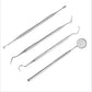 Dentist Stainless Steel Tartar Remover Set of 4