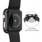 Compatible with Apple Watch 40mm Shockproof Case and 9H Tempered Glass 2-Pack Rose Gold