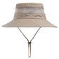 Fishing Hat UPF 50+ Wide Brim Sun Hat for Men and Women, Mens Bucket Hat with UV Protection for Hiking Beach Hats (Khaki