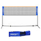 Portable Foldable Standard Professional Badminton Net Indoor Outdoor White 5.1m