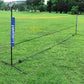 Portable Foldable Standard Professional Badminton Net Indoor Outdoor White 5.1m
