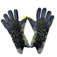 Football Goalkeeper Gloves for Kids Durable Green Size 6