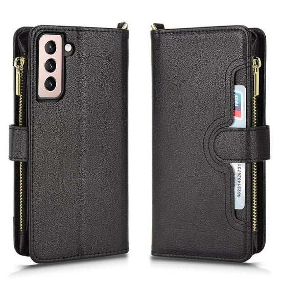 Compatible with Samsung Galaxy S21 5G Case Magnetic Leather Wallet Samsung Card Holder Protective Cover