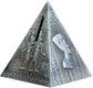 Egyptian pyramid statue model piggy bank home decor 13 cm - Antique brass (Egyptian pyramid)