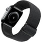 Compatible with Apple Watch Band 41mm 40mm 38mm Adjustable Stretchy Sport Strap for Men Women Black