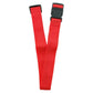 Red Luggage Straps 2-Pack with Metal Luggage Tags Adjustable Suitcase Strap Set