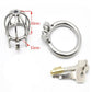 Stainless Steel Male Chastity Cage with 50mm Ring