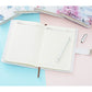 A5 Creative Password Journal with Lock, PU Leather Diary with Combination Lock Password Diary for Notebook Locking Time Book (Style 1)