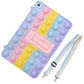 compatible with Tablet Case-Bear Head Color + Lanyard-IPAD mini 4_max