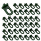 Greenhouse Clamps Set of 50 Max Grey XXL with Extra Strong Grip Eyelets Trellis Plant Holder Compatible with Garden Accessories